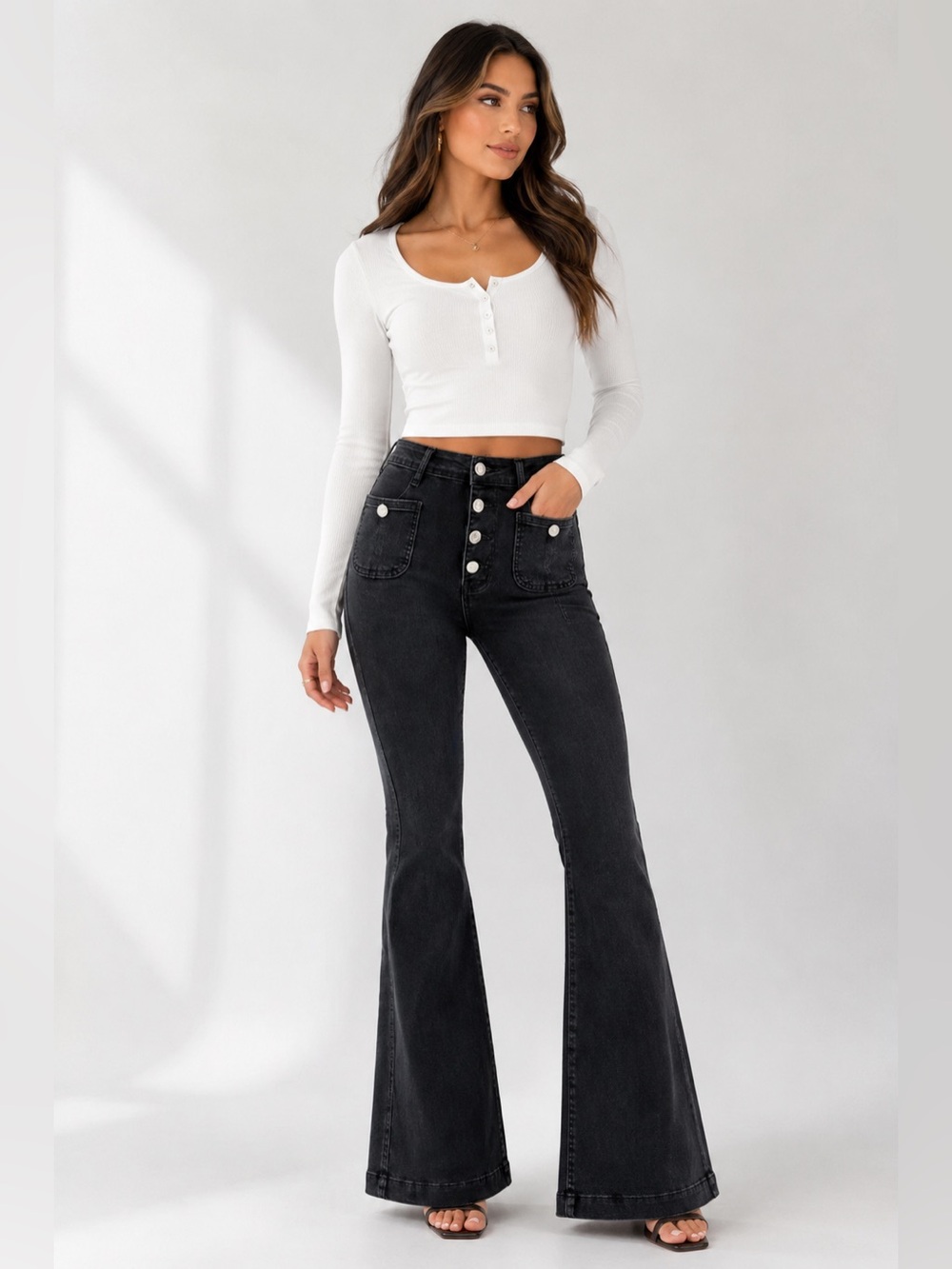 🩷. 2016. 🟰. Classic Black Women's Jeans flair